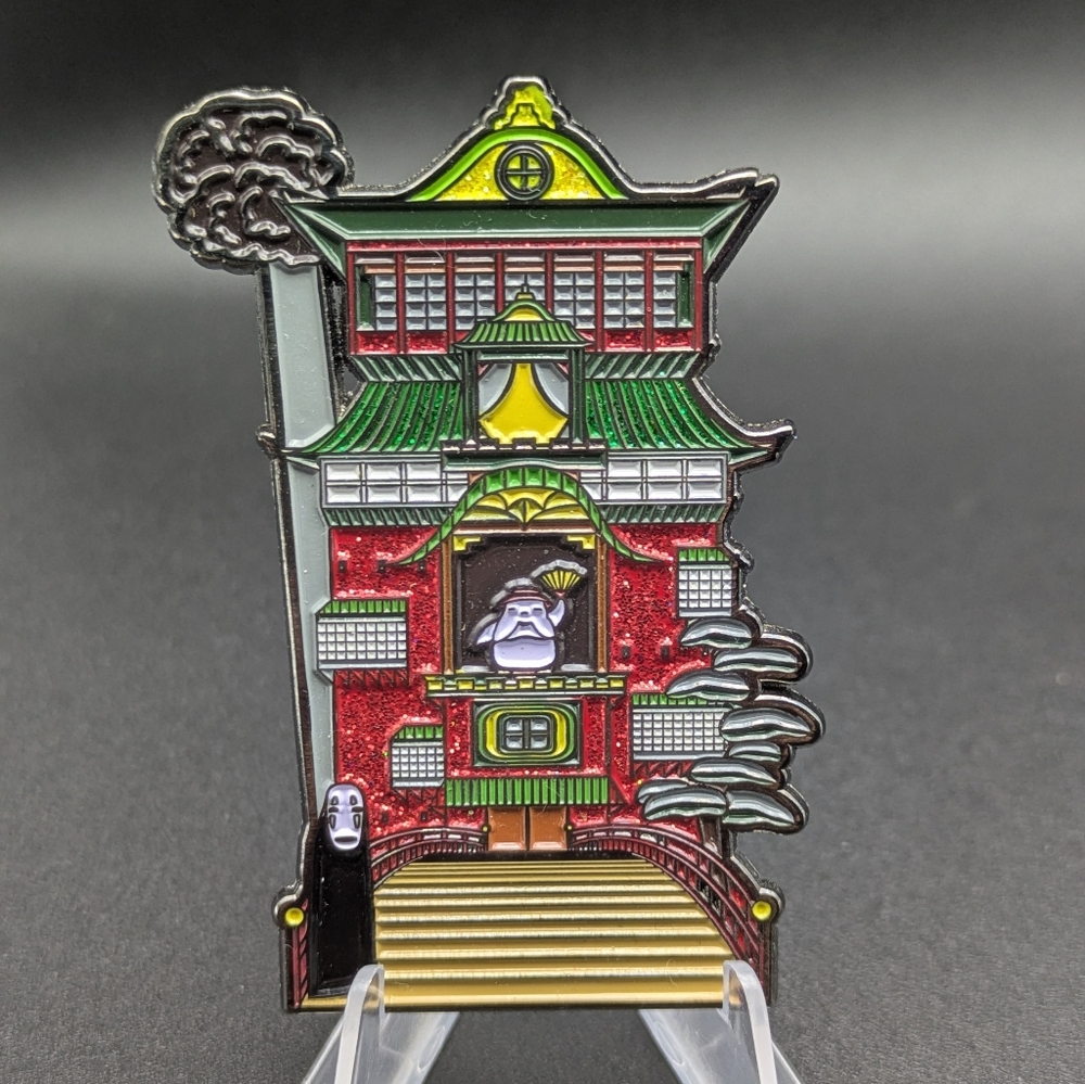 Spirited Away Bath House No Face Ghibli Limited Edition /50 Enamel Art Pin LE50